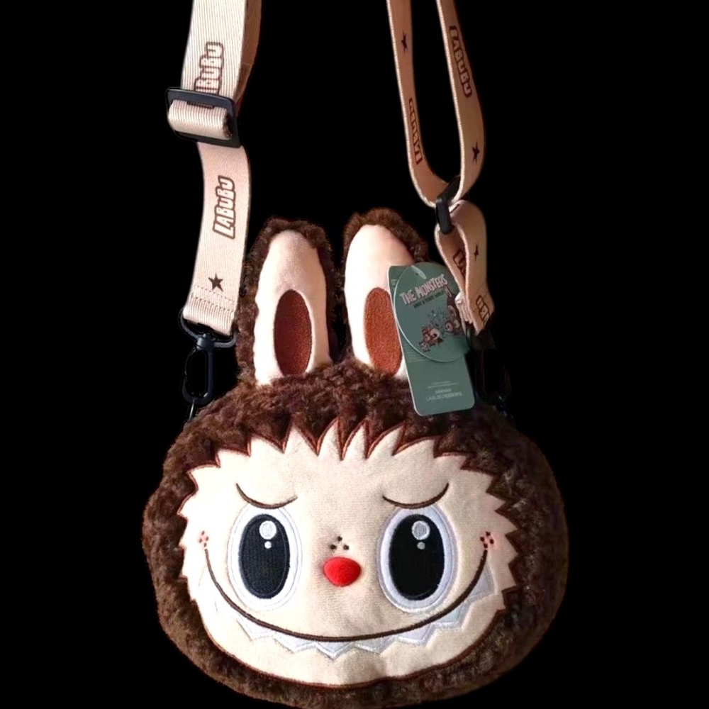Popmart Popland Limited Edition Zimomo Big Head Plush Bag by Kasing Lung Labubu - Picture 12 of 12